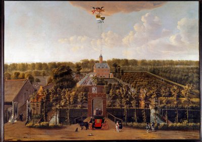 泽兰德（荷兰）的 Munnikenhof 物业景观 威廉·谢林克斯（Willem Schellinks，1627-1678 年）17 世纪米德尔堡的画作。 泽兰丹博物馆 作者 威廉·斯切林克斯
