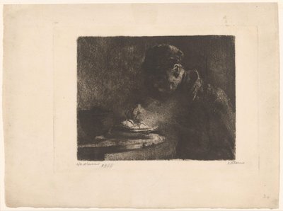 吃人 作者 Willem Witsen（艺术家签名）