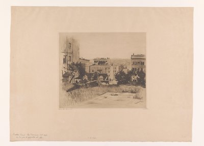 旧金山萨特街景观 旧金山萨特街（原标题） 作者 Willem Witsen（艺术家签名）