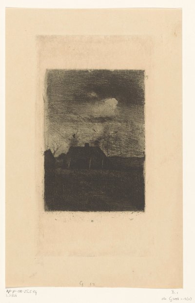 晚上的农场 作者 Willem Arnoldus Witsen