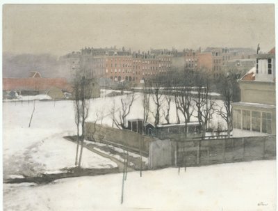 东公园雪景 作者 威廉·阿诺杜斯·维特森
