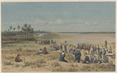 1877 年 8 月 26 日，萨马兰根远征期间征服图莫埃利特 作者 威廉·德·法马尔斯·泰斯塔斯