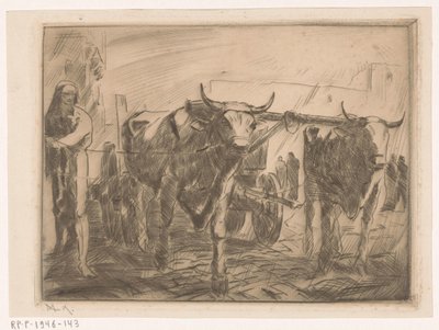 Ossewagen （原标题） 作者 Willem van Konijnenburg（艺术家签名）