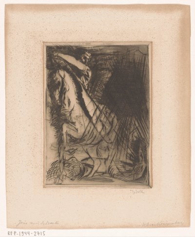 圣乔治与龙 作者 Willem van Konijnenburg（艺术家签名）