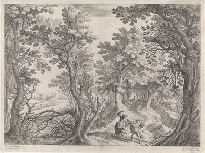 比勒姆和驴子
意大利风光（系列名称） 作者 威廉·范尼兰特 (II)