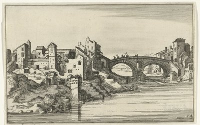 Brug over de rivier Romeinse ruïnes en kustlandschappen (serie 1) (series title) 作者 克拉斯·扬斯。维舍尔 (II)