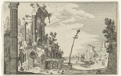 Romeinse ruïnes bij de zee Romeinse ruïnes en kustlandschappen (serie 1) (series title) 作者 克拉斯·扬斯。维舍尔 (II)