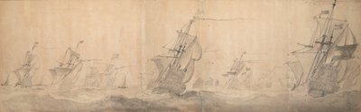 荷兰舰队在北弗里斯兰群岛沿岸肆虐 9 [OS] / 1658 年 10 月 19 日 作者 威廉·范·德·维尔德·韦尔德