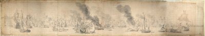 峡湾之战，1658 年 10 月 29 日，约 1658 年（纸张） 作者 威廉·范·德·维尔德·韦尔德