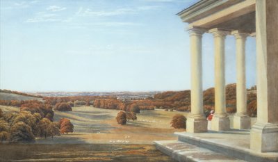 戴尔公园，阿伦德尔，苏塞克斯（铅笔和水彩画） 作者 约瑟夫·马洛德·威廉·特纳