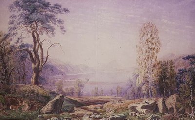 加里湖，因弗内斯郡，1856年秋 作者 约瑟夫·马洛德·威廉·特纳