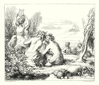 The Sea-Fairies (雕刻) 作者 威廉（之后）穆尔雷迪