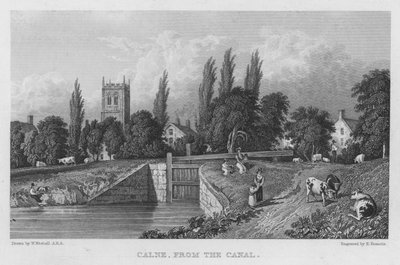 Calne, from the Canal (雕刻) 作者 威廉（继）韦斯托尔