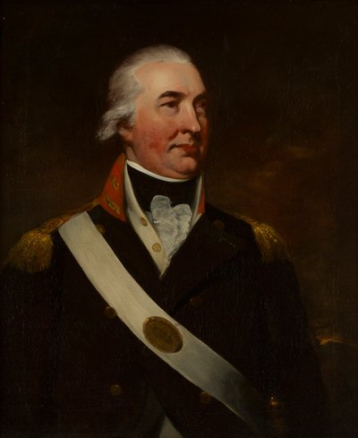 亚历山大-达夫上校的半身画像（布面油画） 作者 William (attr. To) Beechey