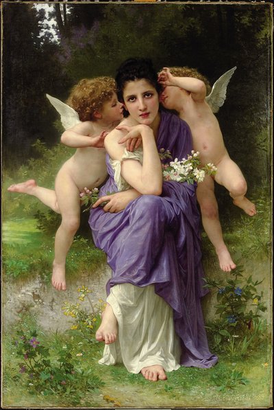 春季之歌，1889年 作者 William Adolphe Bouguereau