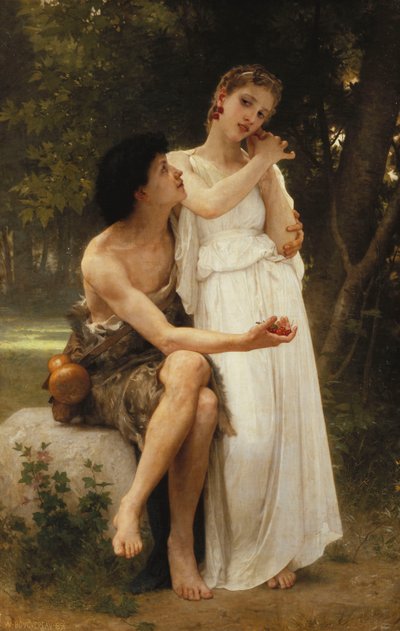 第一珠宝；第一首饰，1891年 作者 William Adolphe Bouguereau