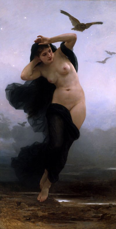 晚上 作者 William Adolphe Bouguereau
