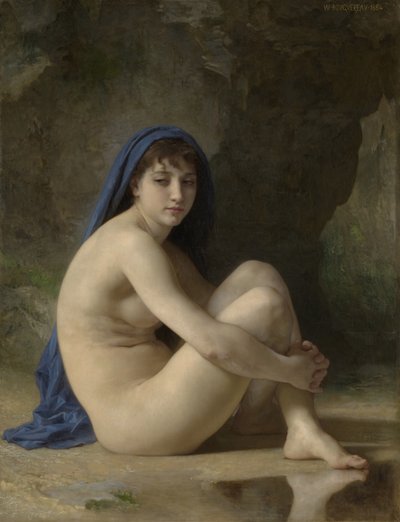 裸体坐像（1884） 作者 William Adolphe Bouguereau