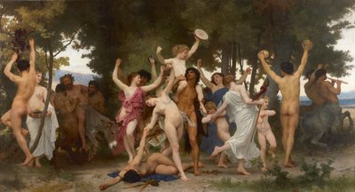 巴克斯的青春巴克斯的青春，1884年。 作者 William Adolphe Bouguereau