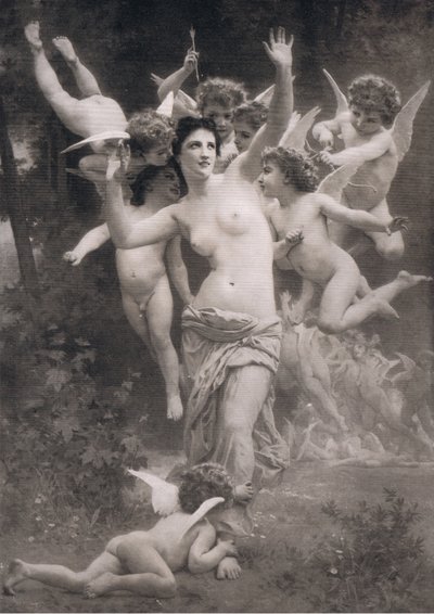 一群丘比特，来自Bibbys Annual，1916-1917 作者 布格罗之后的威廉·阿道夫