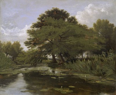 在伊希斯岛，Waterperry，牛津郡 作者 威廉·阿尔弗雷德·德拉莫特