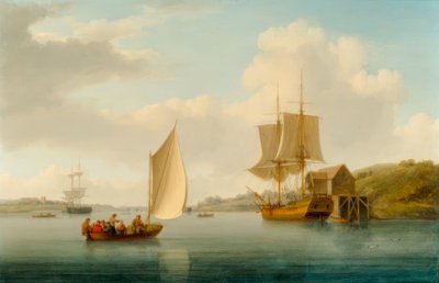 梅德韦（Medway）的Anchor的Collier Brig 作者 威廉·安德森