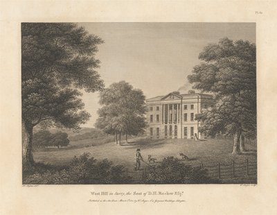 萨里的西山 (West Hill)，D. H. Rucker 先生的所在地。 作者 威廉·安格斯