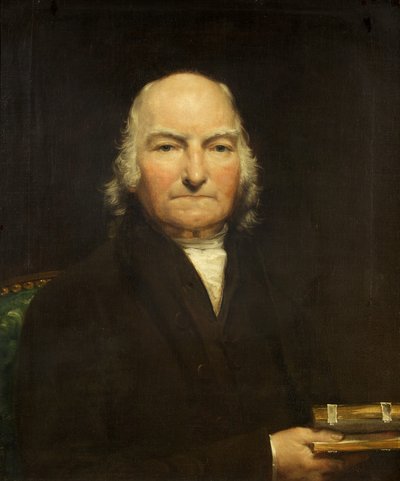 米尔斯先生的肖像，约 1812 年（布面油画） 作者 威廉·阿姆菲尔德（William Armfield）
