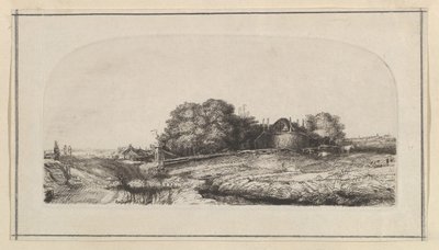 与干草堆和绵羊群的风景复制，1750-1810。 作者 威廉·贝利