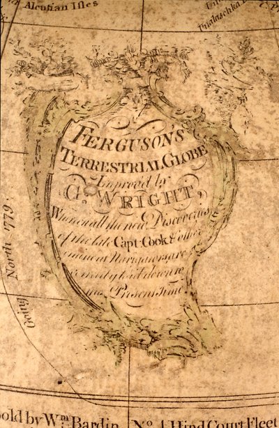 北太平洋上的图案，约 1795 年（纸浆、铜板雕刻、黄铜、木材、纸张） 作者 威廉·巴尔丁
