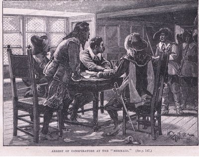 在美人鱼公元1658年逮捕共谋者 作者 威廉·巴恩斯（William Barnes）羊毛
