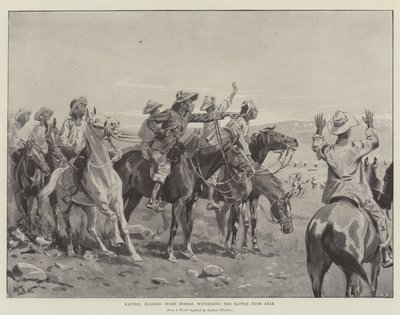 Kaffirs，拿着备用马，见证了阿法尔的战斗 作者 William Barnes Wollen