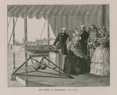 维多利亚女王在温布尔登 作者 威廉·巴恩斯（William Barnes）羊毛