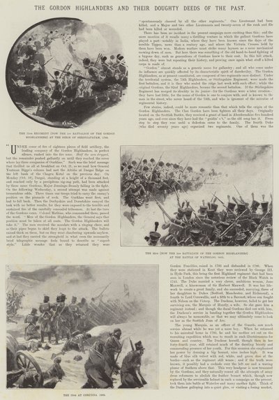戈登高地人及其过去的蠢情 作者 William Barnes Wollen