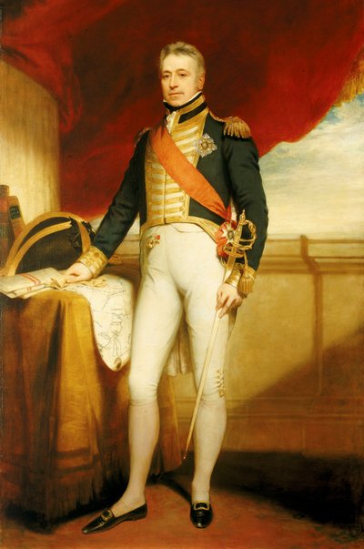 舰队司令乔治-考克伯恩爵士（1772-1853） 作者 威廉·比奇
