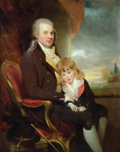爱德华·乔治·林德（Edward George Lind）和他的儿子蒙塔古（Montague） 作者 威廉·比奇