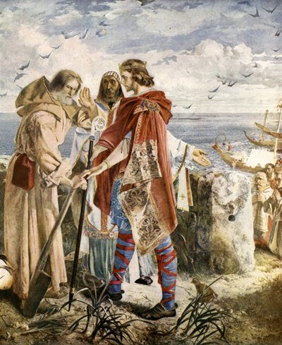 Egfrith将赫克瑟姆的主教提供给Cuthbert，678 作者 威廉·贝尔·斯科特