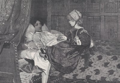 随时欢迎，摘自《伦敦新闻画报》，1888年5月19日。 作者 威廉·比斯科姆·加德纳