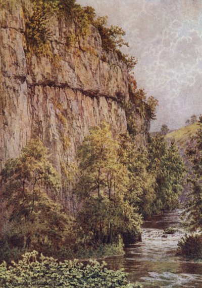Chee Tor，Chee Dale，巴克斯顿附近 作者 威廉·比斯科姆·加德纳