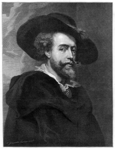 彼得·保罗·鲁本斯（Peter Paul Rubens），佛兰德画家，1877年。 作者 威廉·比斯科姆·加德纳