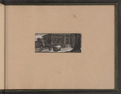 滚动的石头永远没有苔藓》，1821年。 作者 威廉·布雷克
