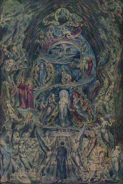 寓言，c1820-1825，1922。 作者 威廉·布雷克