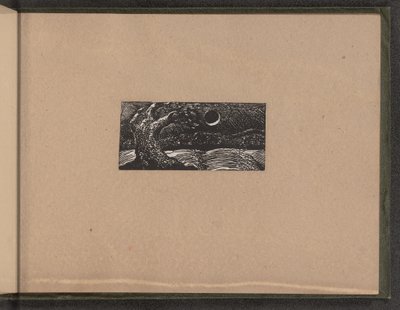 被炸毁的树木和被压扁的庄稼，1821年。 作者 威廉·布雷克