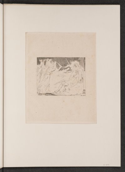 约伯的安慰者，1825年。 作者 威廉·布雷克