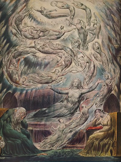 凯瑟琳女王之梦，c1825 作者 威廉·布雷克