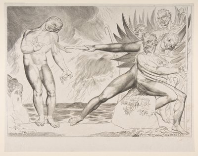 腐败官员圈子：Dantes Infer ...，的恶魔折磨钱波罗1825-27。 作者 威廉·布雷克