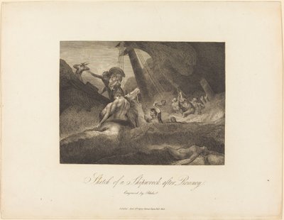 海难素描 作者 William Blake after George Romney