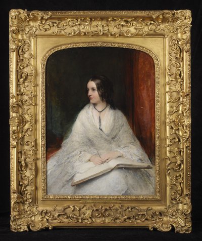 Jane Fortescue Seymour的肖像，Coleridge夫人，c.1862 作者 威廉·博考尔