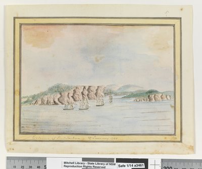奥普。 页。 65.`1788 年 1 月 27 日杰克逊港入口