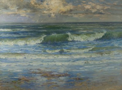 The North Sea (oil on canvas) 作者 威廉·布拉德利·拉蒙德